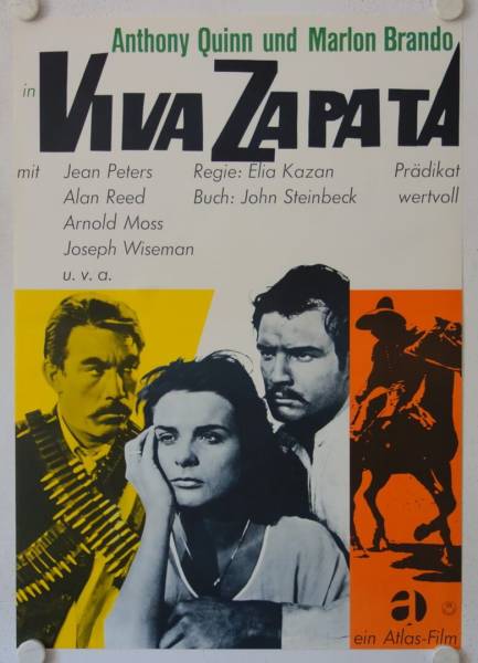 Viva Zapata! originales deutsches Filmplakat (R60s)